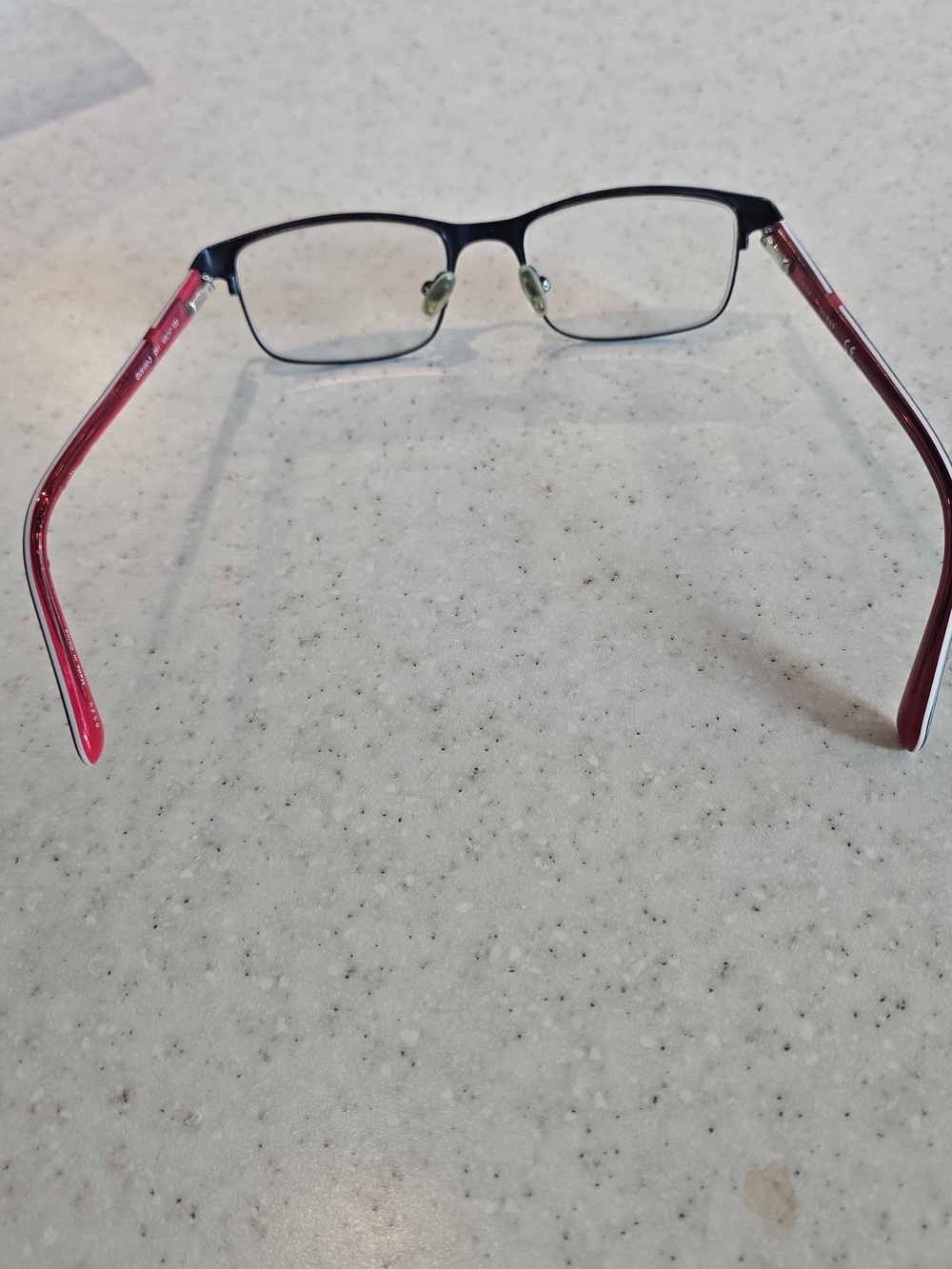 Guess GU9180-3 Eyeglass Frames Black Red 49-17-130 Rectangular Frames Only - Picture 3 of 6